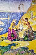 Paul Signac Women at the Well Norge oil painting reproduction